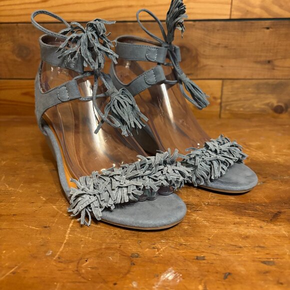 Blue Suede Shoes Size 7 - Picture 1 of 6